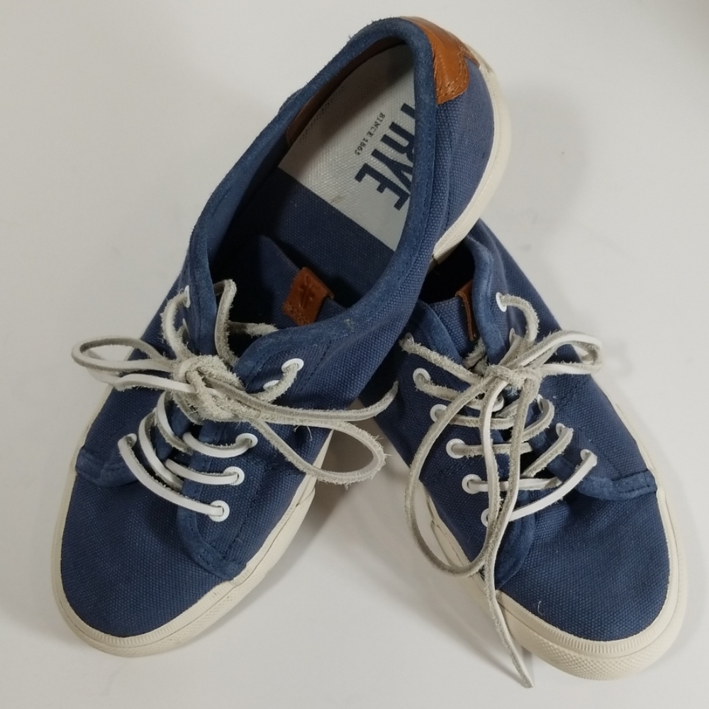 FRYE womens Gia Canvas Low